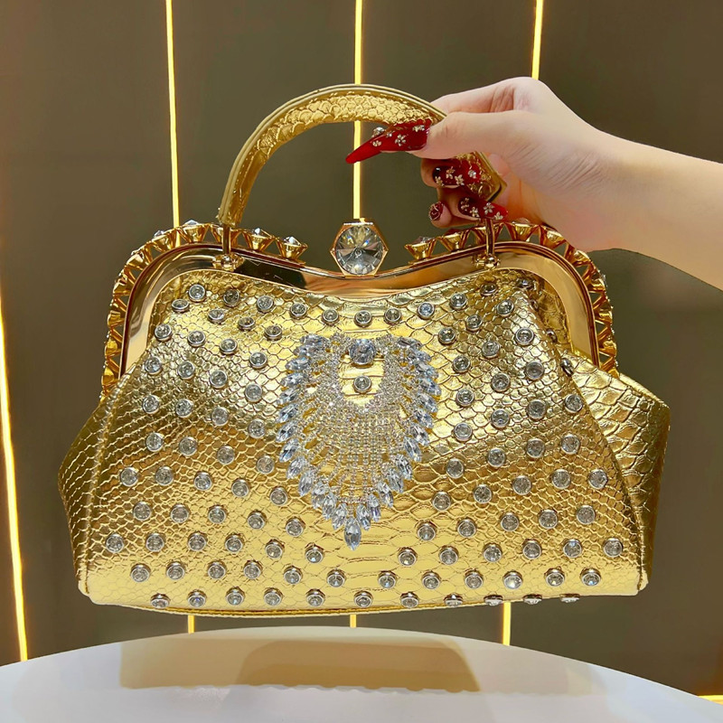 Luxury Bags Big - 2025 High End Big Rhinestones Top-handle