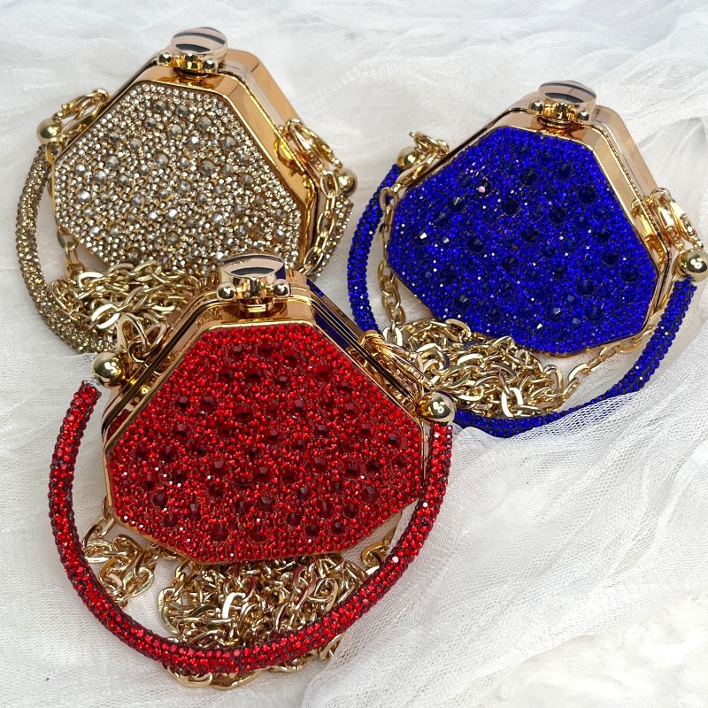Mini Bag Evening Clutch - Sparkling Luxury Designer mini small shoulder