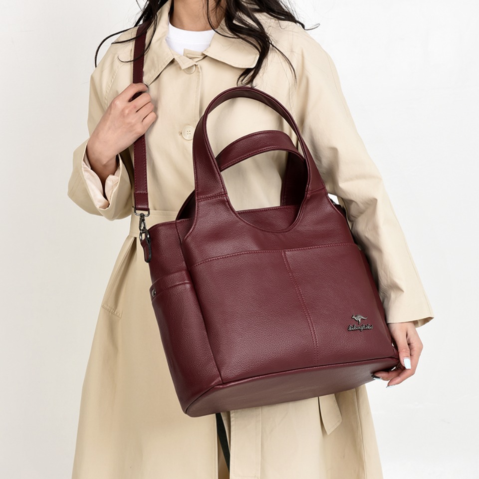 Soft Leather Tote Bag 3 Main C - Luxury Bags Louis Vuitton review and price