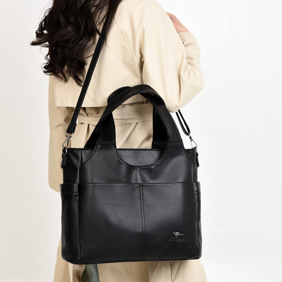 Soft Leather Tote Bag 3 Main C - Luxury Bags Louis Vuitton review and price
