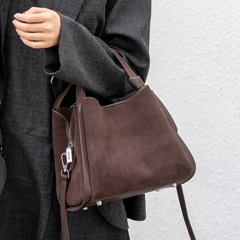 Winter Women's Genuine Suede C - Bucket Bag Suede review and price
