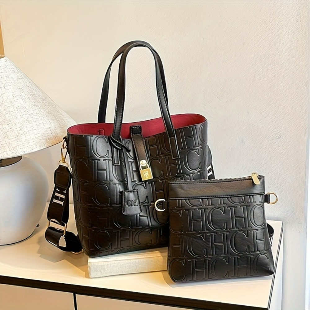 New Trendy Letter‑Printed Wome - Bucket Bag Suede review and price