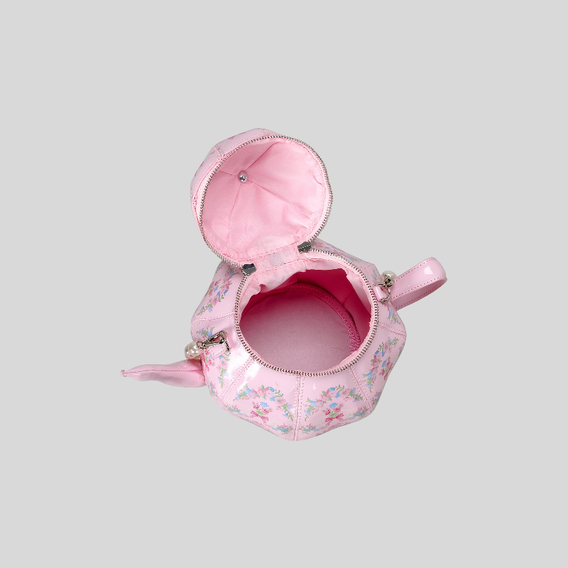 Pearl Chain Teapot Crossbody B - Luxury Bags On Sale review and price