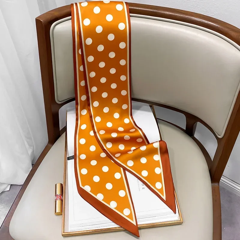 Design Print Skinny Scarf Plai - Luxury Bags For Women Brands review and price