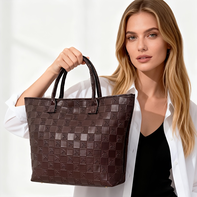Light Luxury Deep Brown Quilte - Luxury Bags Big review and price