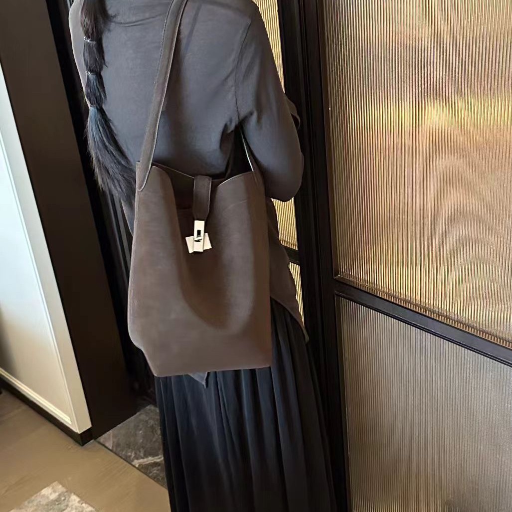 Retro suede bucket bag women's - Bucket Bag Suede review and price