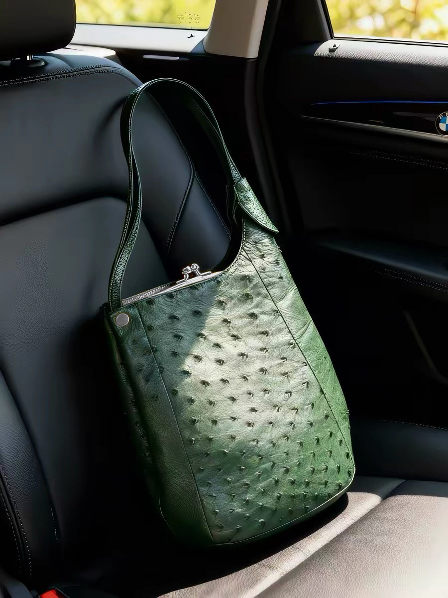 2026 New Green Leather Single  - Luxury Bags Of 2026 review and price