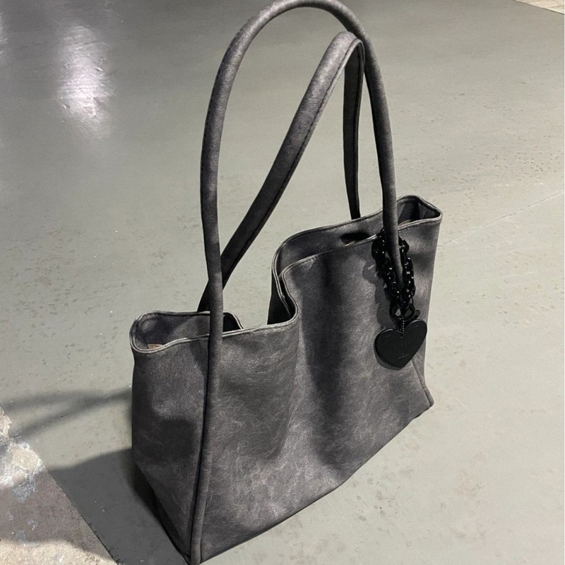 2026 Dark Cupid's New Heart-Sh - Bucket Bag Suede review and price